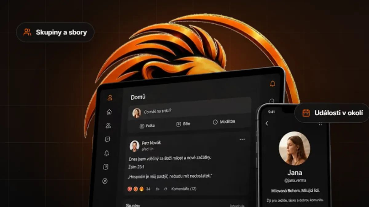 Náhled: Mobilní aplikace sociální sítě